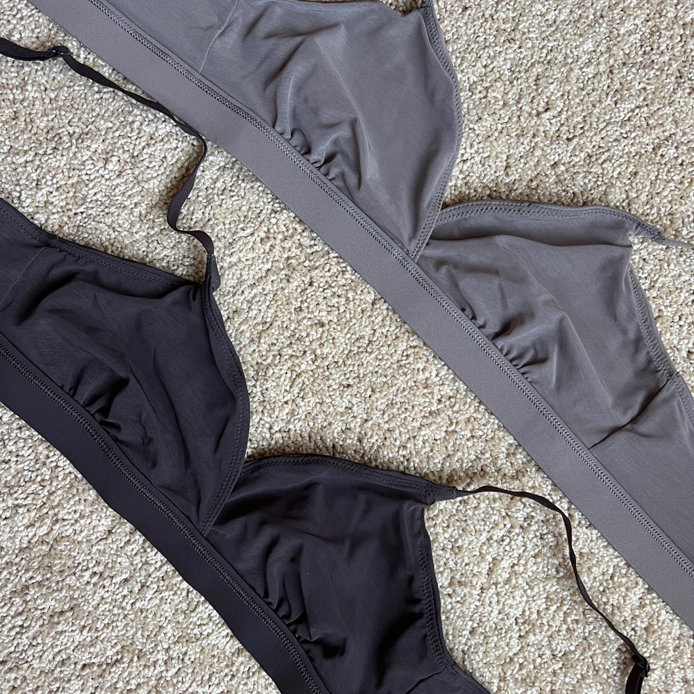 NWOT Gap SecondSkin Crossover Bralettes - Set of 2 - Size Small - Picture 7 of 7
